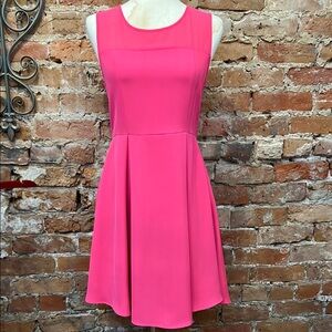 Ya Los Angeles Pink A-Line Mini Dress for Weddings